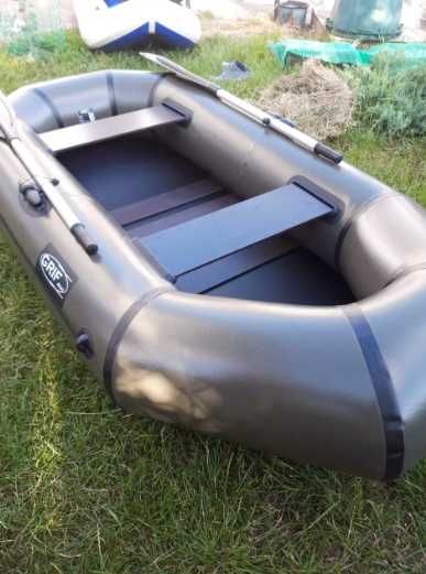 Двухместная Лодка надувная из ПВХ Гриф Grif GL240S с ковриком +Грантия