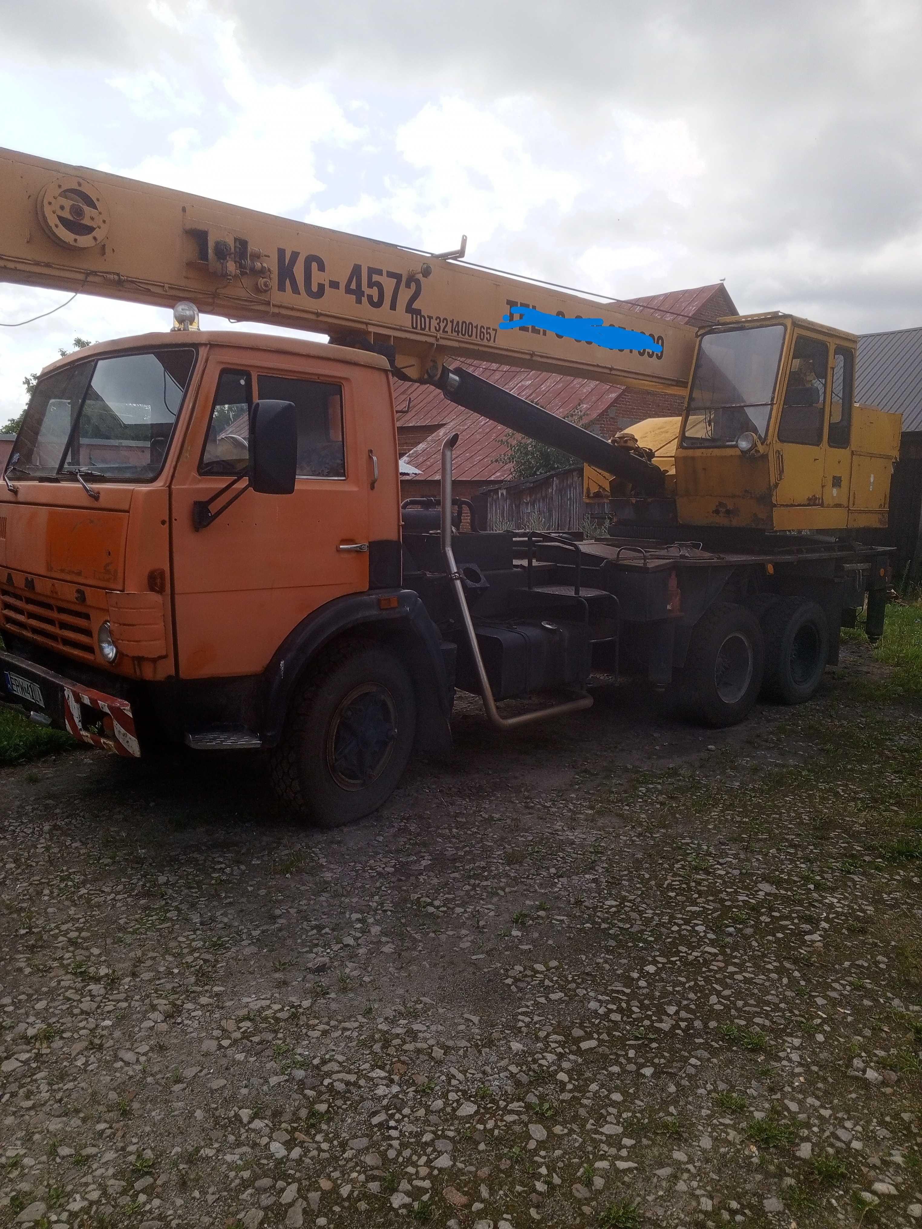 Dźwig Kamaz 16t, 1989