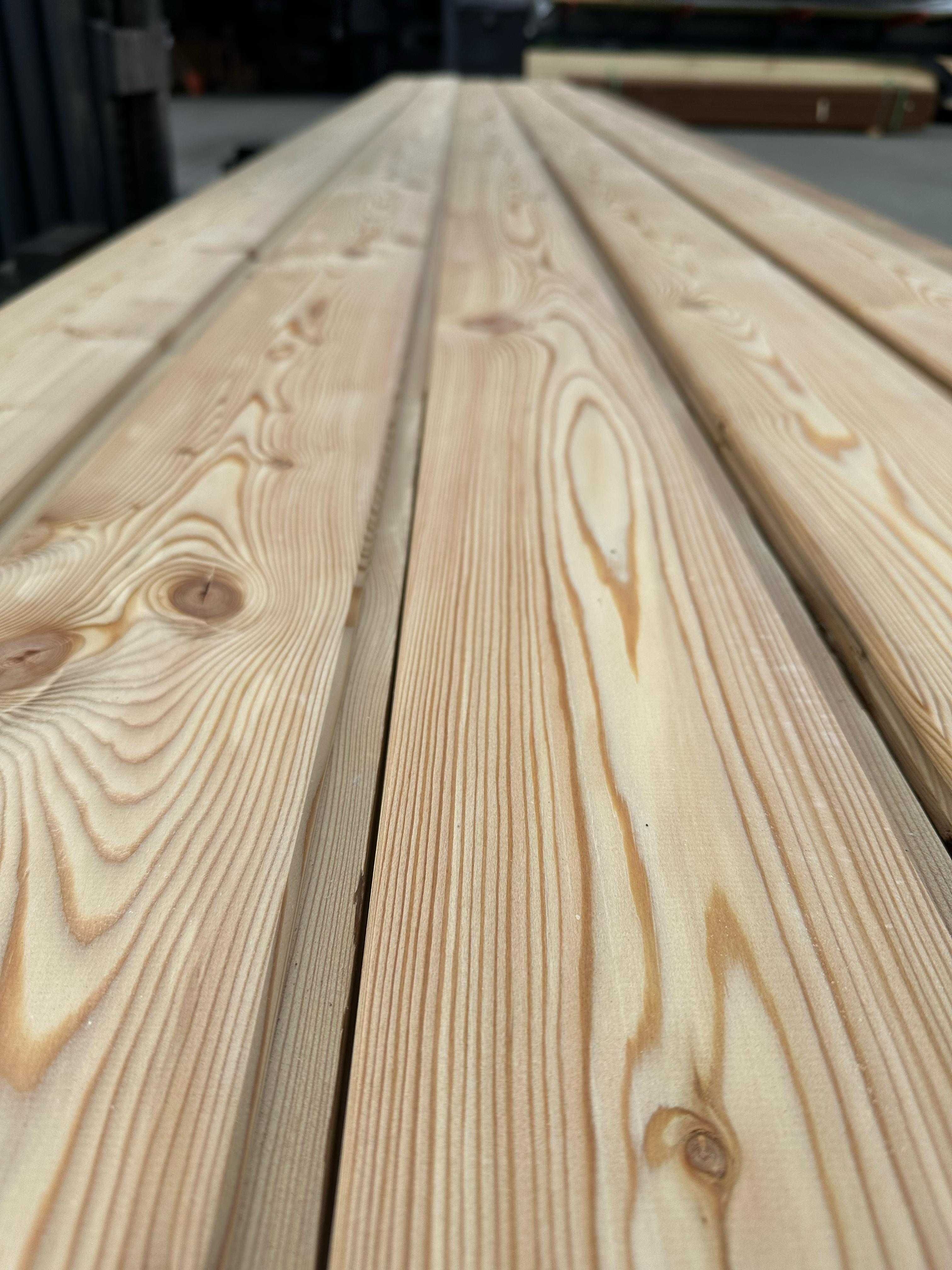 Deska Elewacja Modrzew Syberyjski Profil C Klasa A/B 21x143mm
