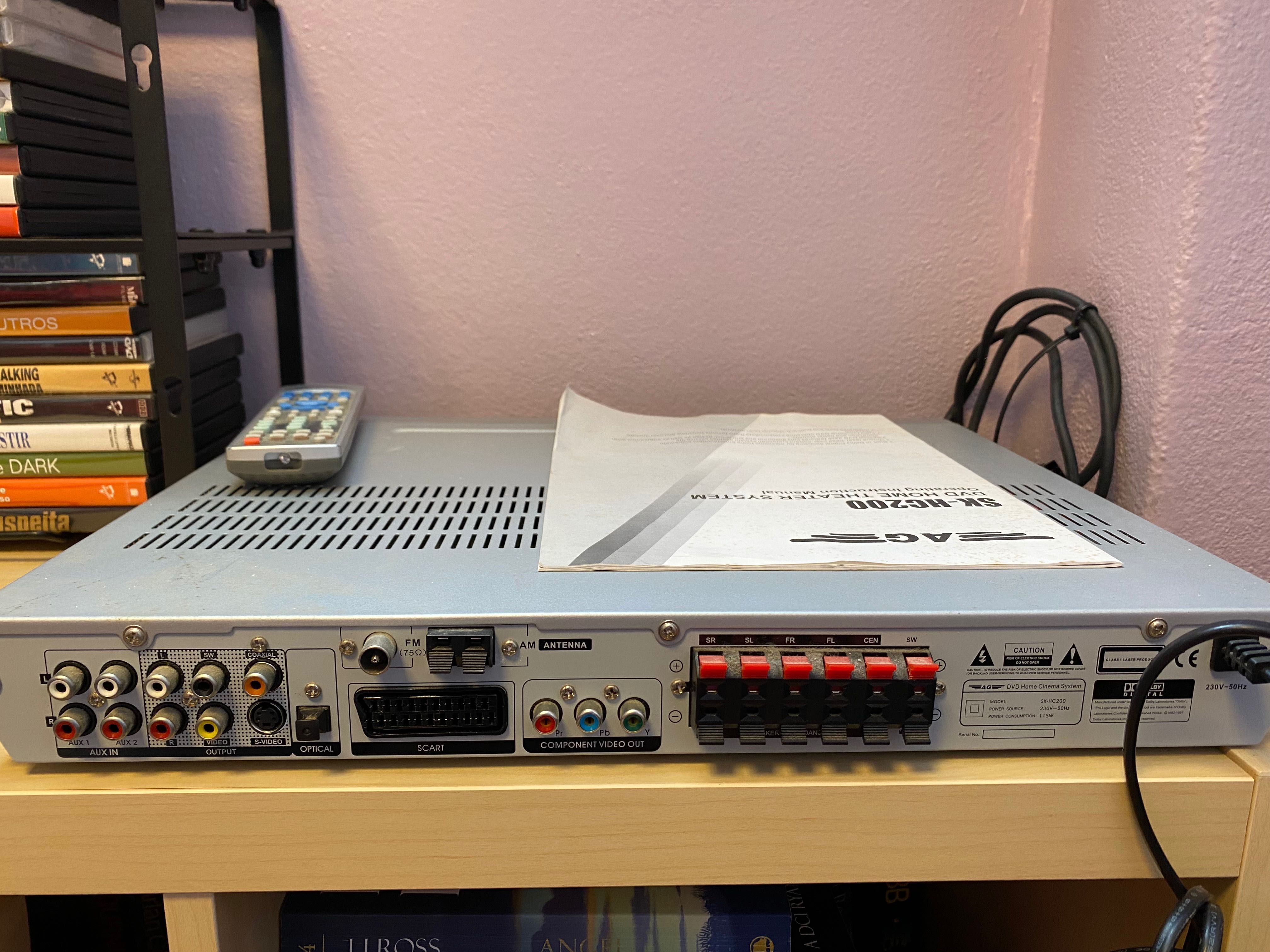 Leitor DVD home theater system