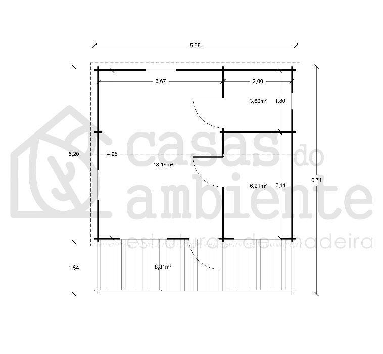 Casa de Madeira | Cabana de Madeira | T1 |