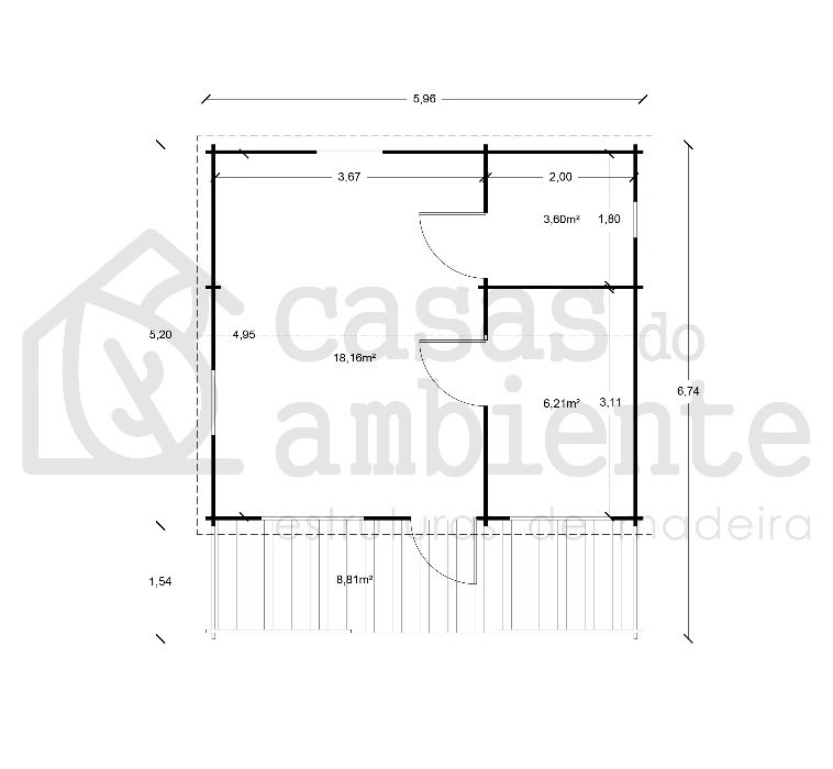 Casa de Madeira | Cabana de Madeira | T1 |