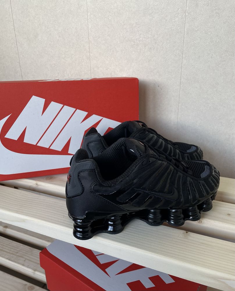 Кросівки Nike Shox TL "Triple Black" | Кросівки найки шокс