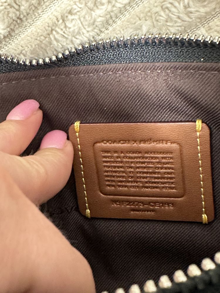 Сумка coach через плече