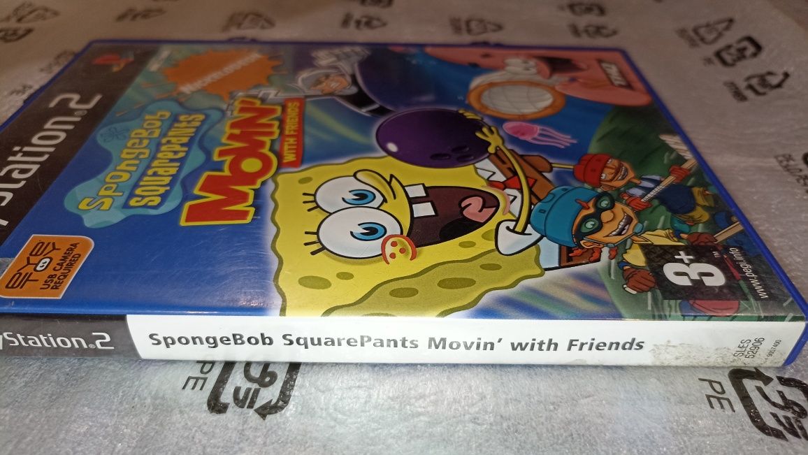 SpongeBob Squarepants Movin Witch Friends PS2 Eye Toy wymagany