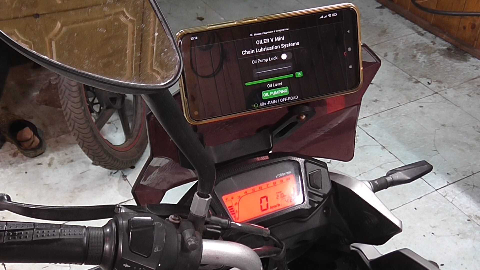 Автозмащувач ланцюга, Автосмазчик цепи,V-Mini Scottoiler, смазка цепи