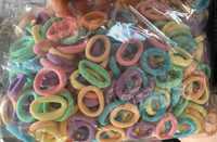 Kolorowe Mini Gumki do Włosów 100szt