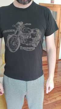 T-shirt Triumph motorcycle. Czarny. Rozmiar M