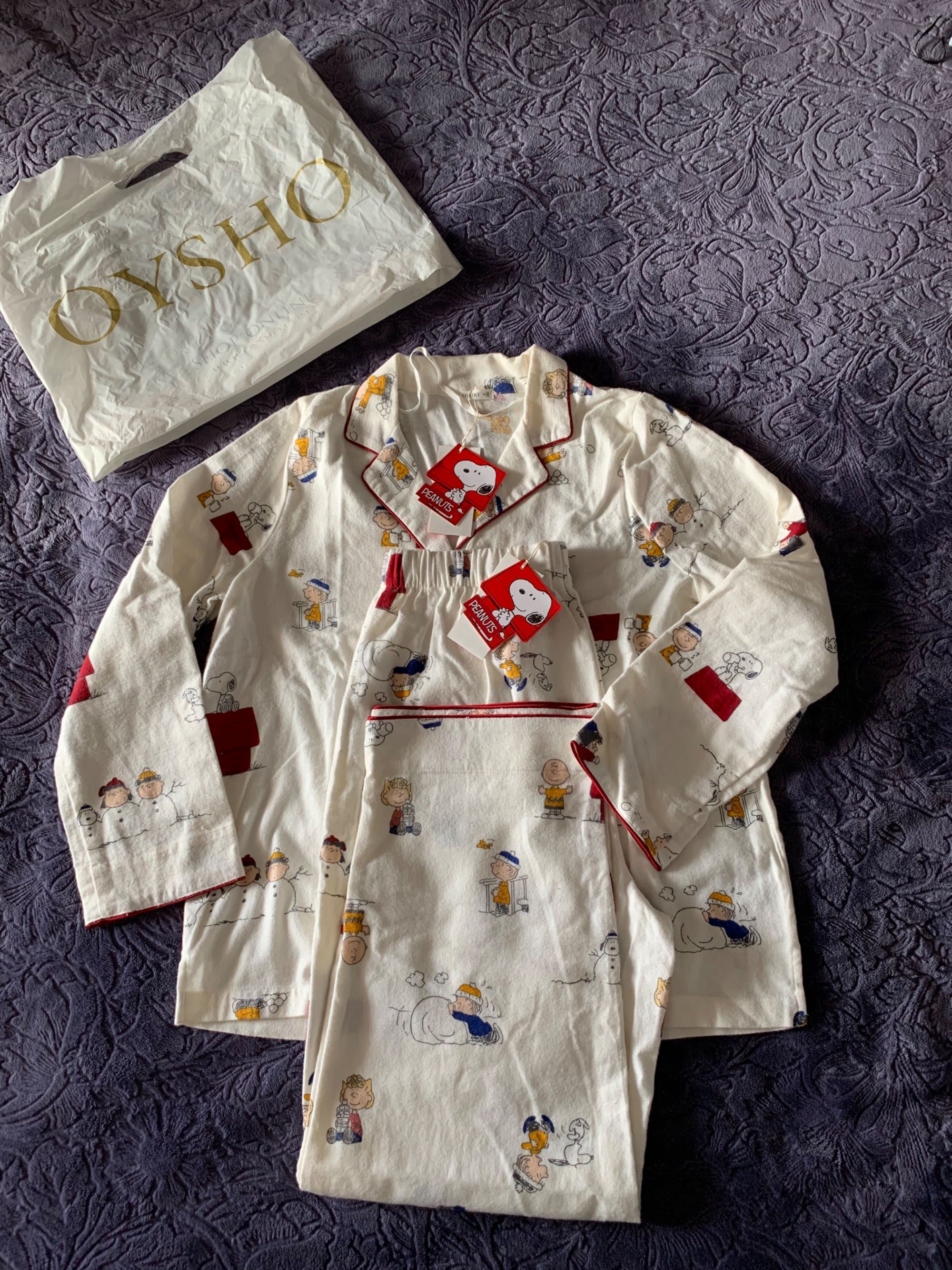 Нова жіноча піжама OYSHO розмір S женская пижама Снуппи