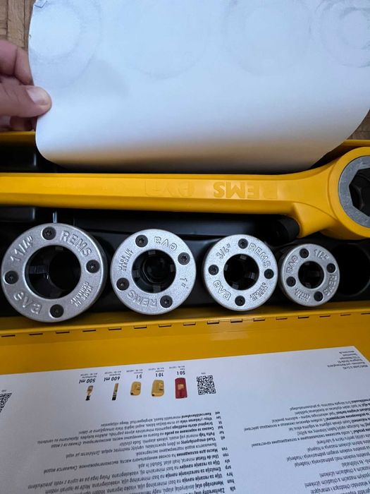 Gwintownica do rur REMS eva