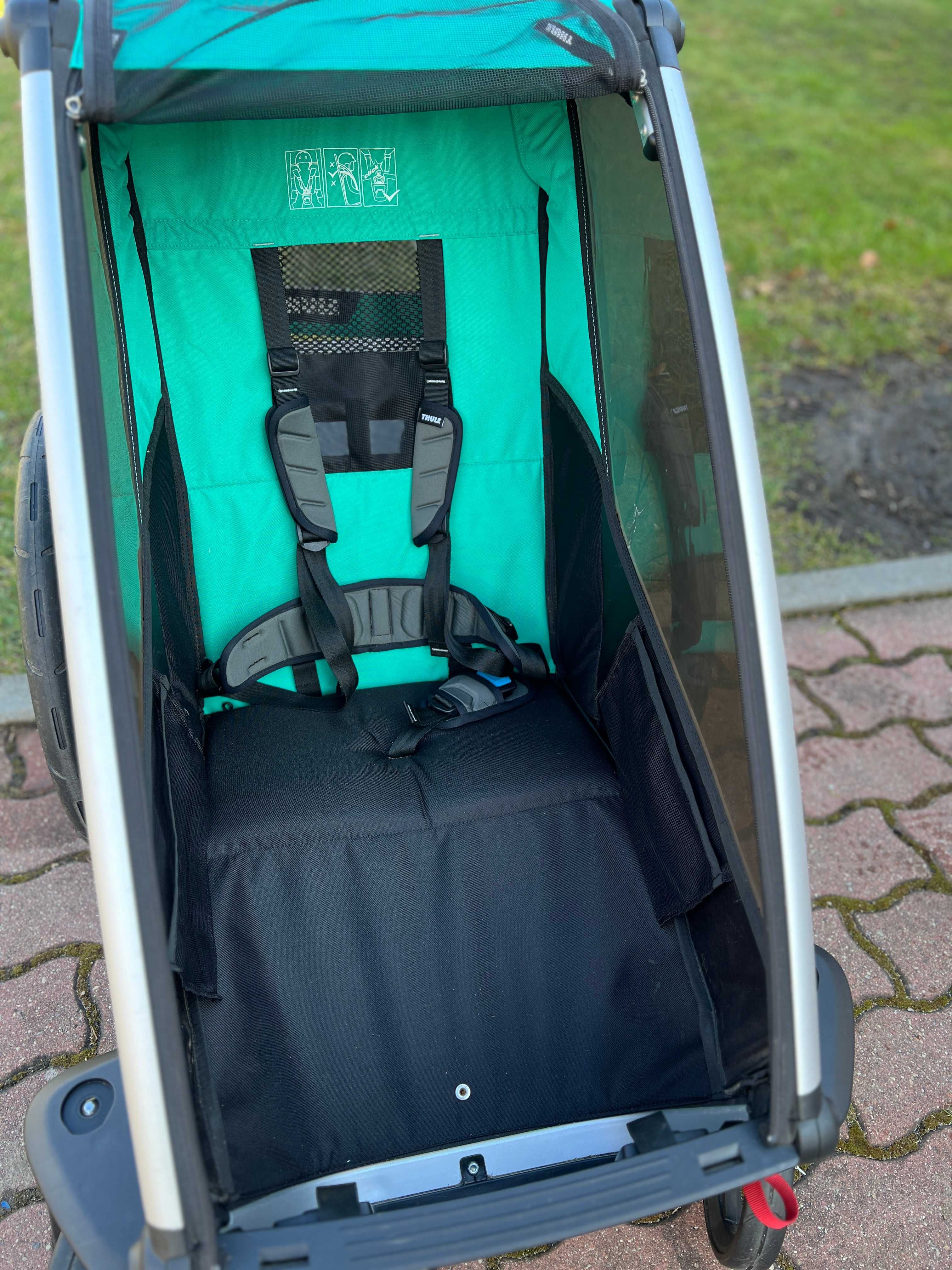 Thule Chariot Lite- przyczepka rowerowa 2w1, wózek biegowy, stan bdb!