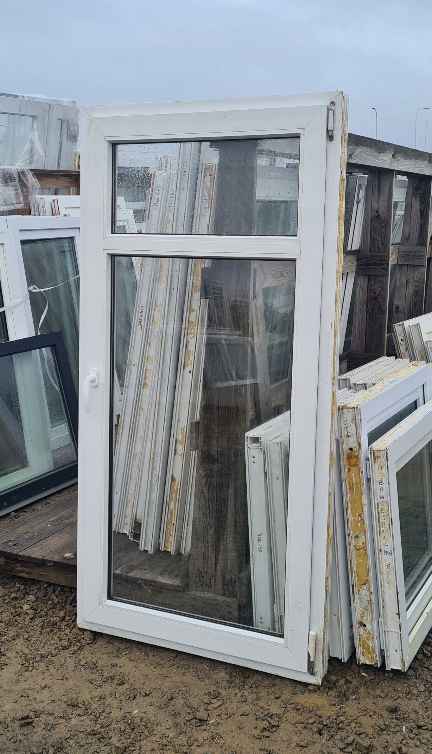 OKNA KacprzaK OKNO PCV 88x175 Używane Plastikowe Lider Okna OLX