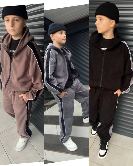 Дитячий флісовий спортивний костюм теплий