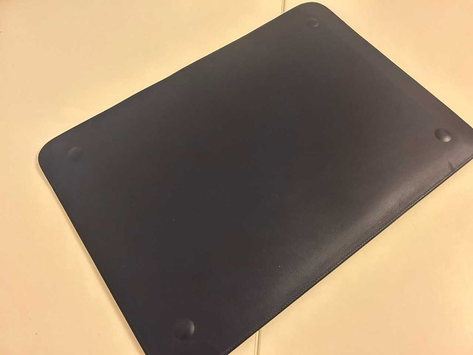 Чохол синій шкіра натуральна Apple MacBook Pro / Air