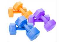 Zestaw hantli bitumicznych 2x3kg 2x4kg 2x5kg DW