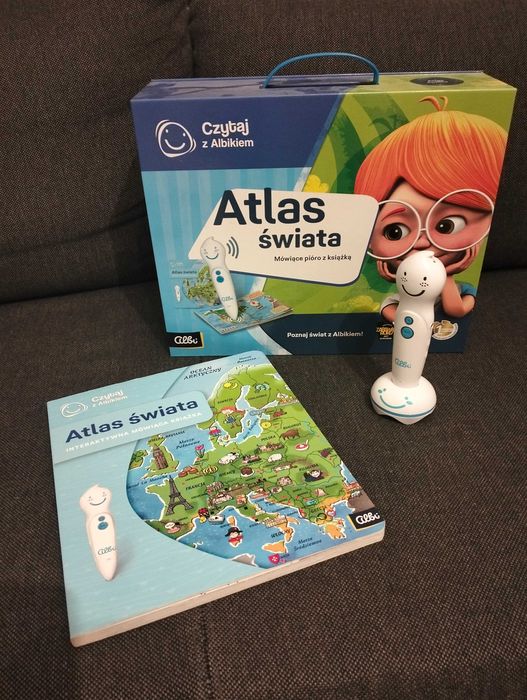 Rezerwacja - Albik pióro zestaw - atlas świata