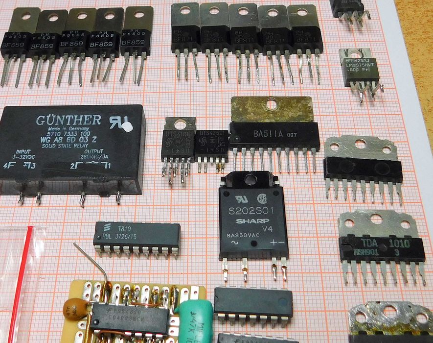 Części elektroniczne  zestaw [095]2