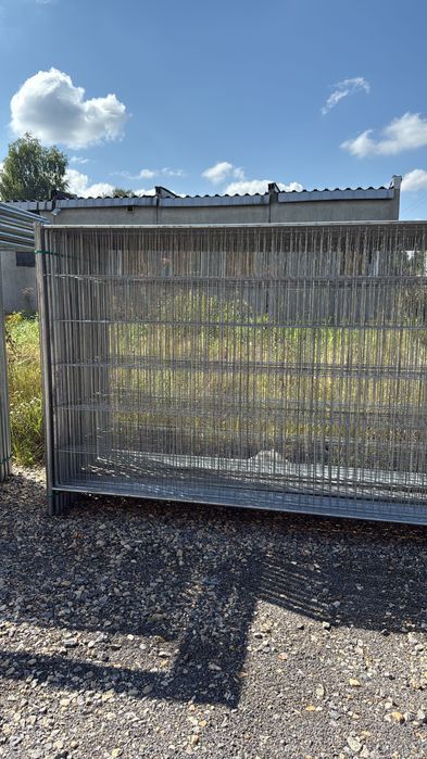 Ogrodzenie tymczasowe budowlane 50 mb komplet panel ażurowy