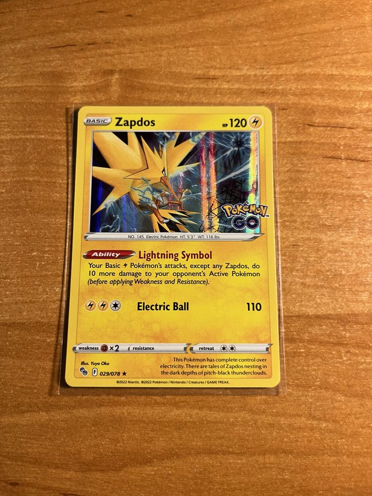 Karty pokemon oryginalne starsze holo Zapdos