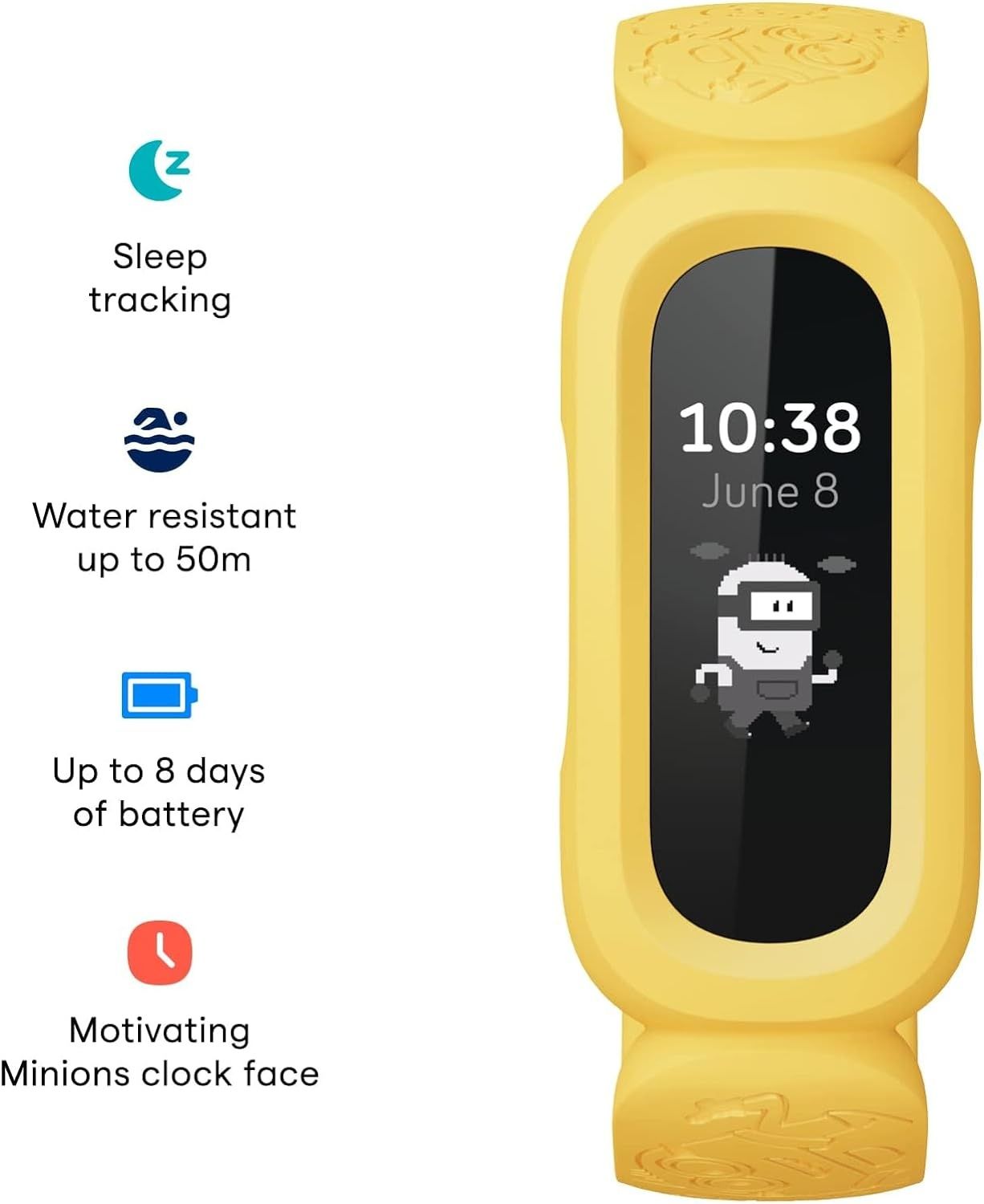 Дитячий смарт годинник, фітнес-браслет Fitbit Ace 3