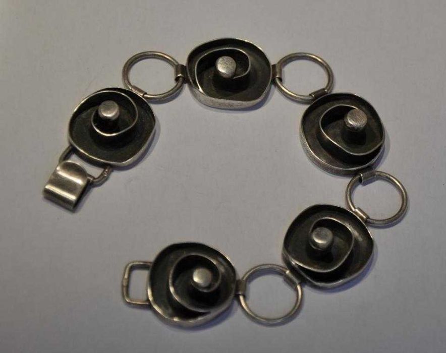 Srebrna bransoletka, vintage