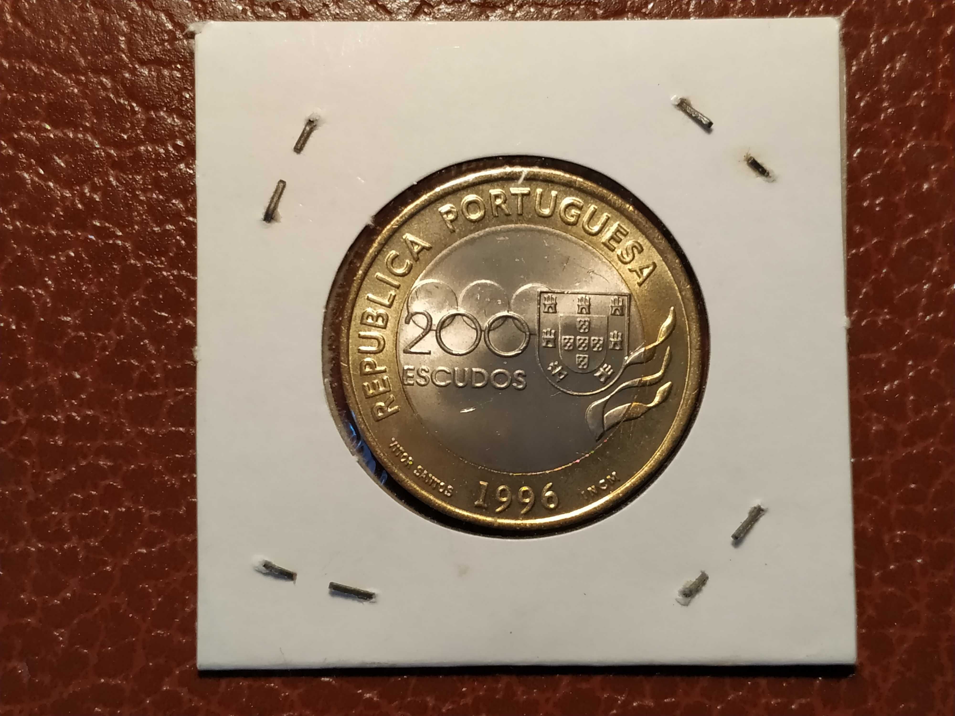 Portugal - moeda de 200 escudos de 1996 Jogos Olimpicos de Atlanta 96