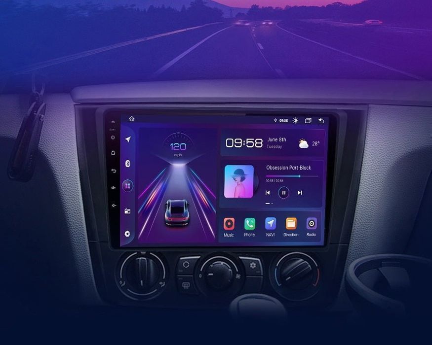 Radio nawigacja BMW 1 E88 E82 E81 E87 2004 - 2011 Android Carplay 8GB