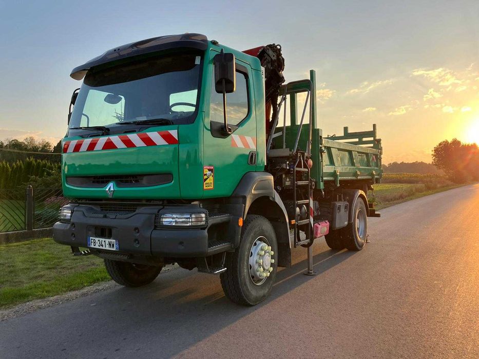Renault Kerax 4x4 Hds radio HMF2000 Energetyka zFrancji wywro-hyd-burt