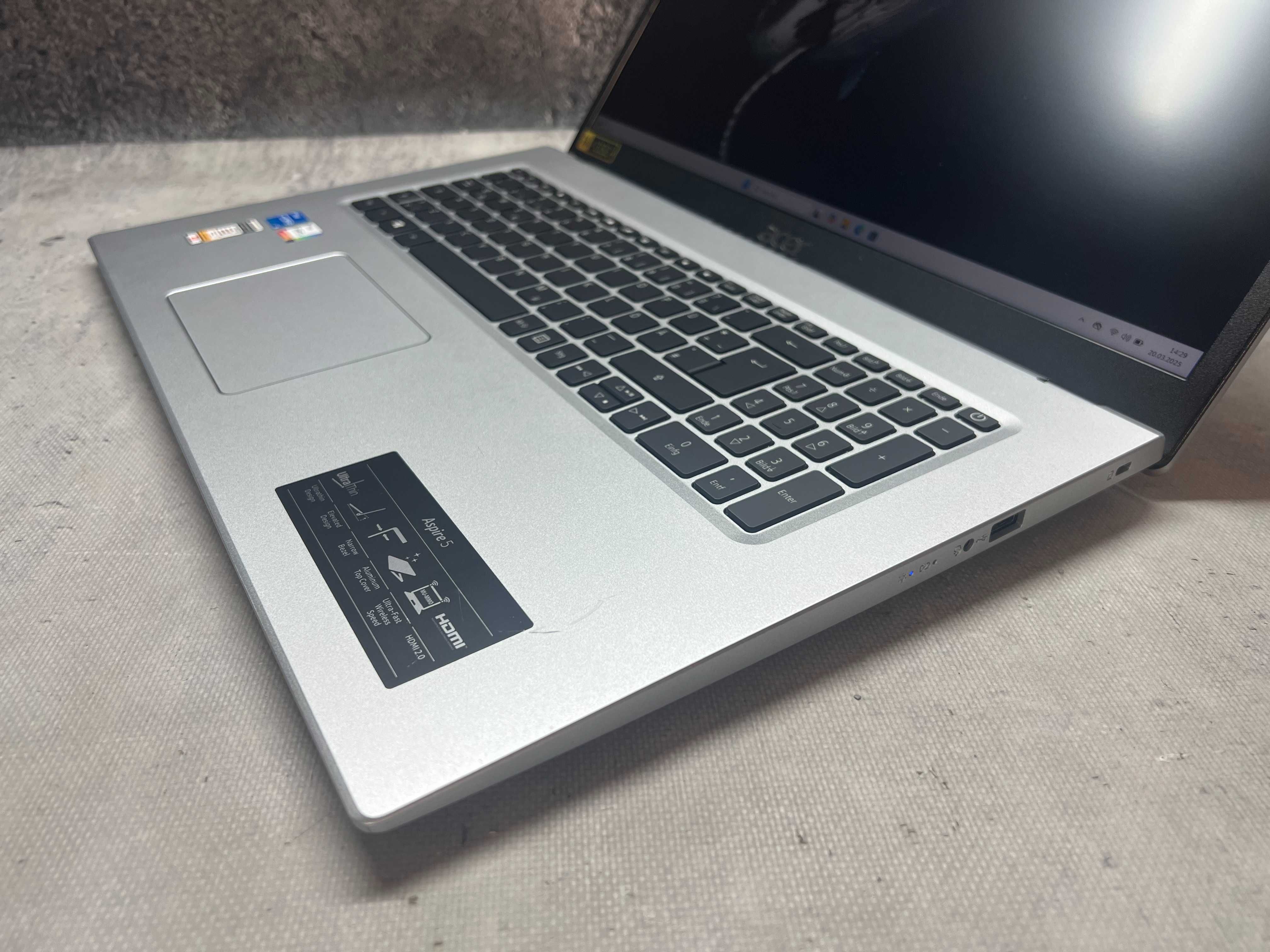 Acer Aspire 5 / i5 1135G7 4.2GHz/ 32 GB DDR4/ 2TB SSD/ IRIS/ 17.3 FHD