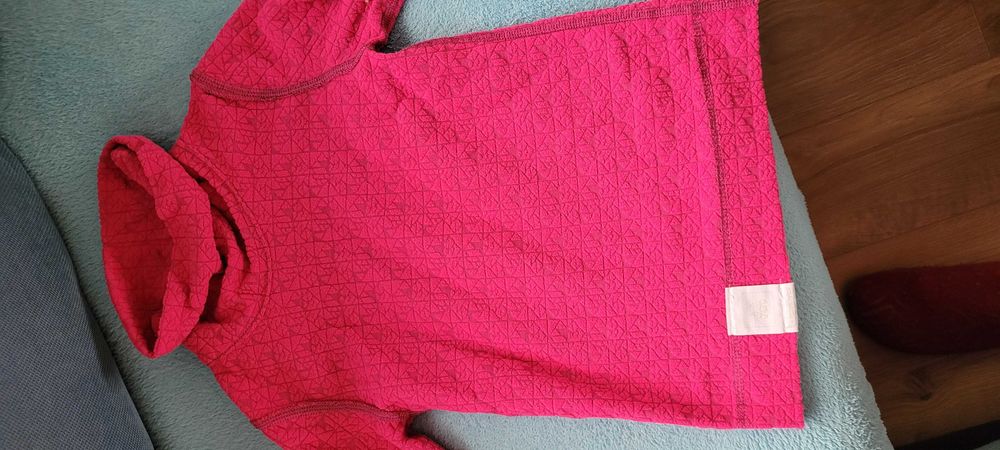 Ciepły różowy golf dziewczynka