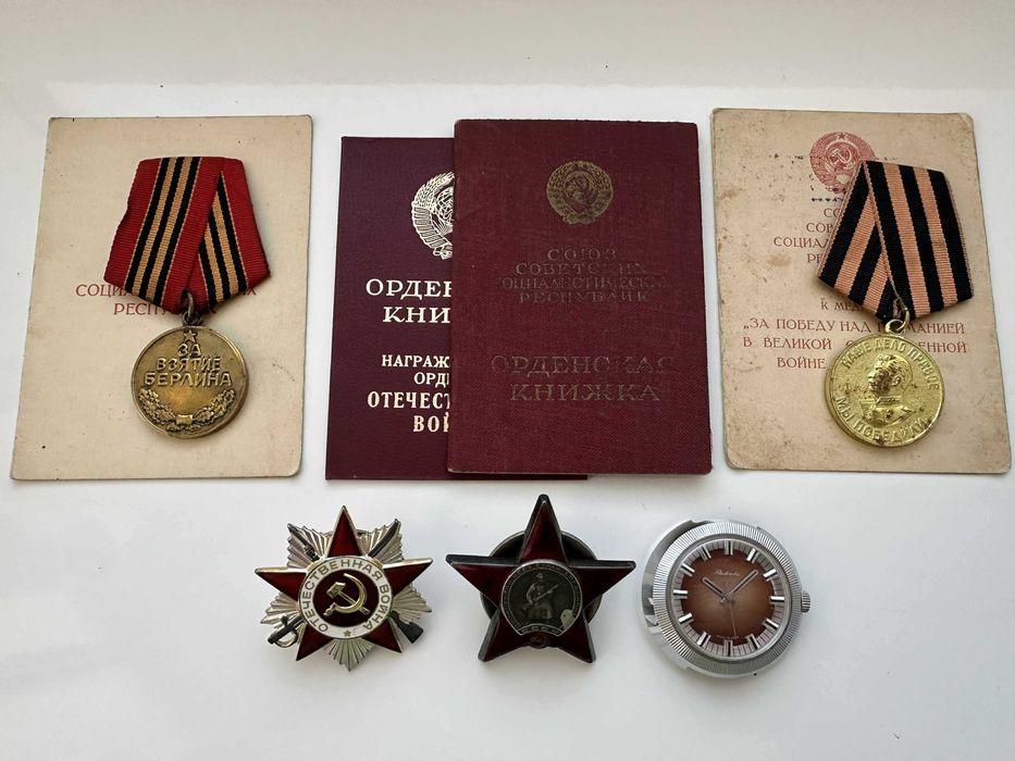 Zestaw medali dla Pshenichny D.Kh.