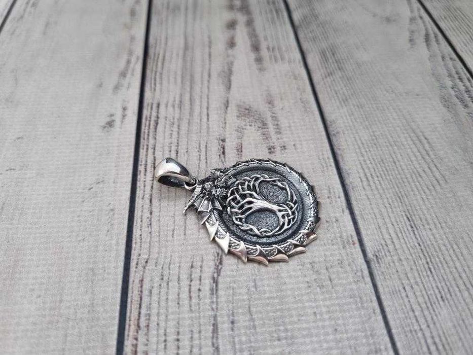 Срібний кулон Родове Дерево