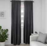 NOWE IKEA SANELA Zasłony Ciemno Szary 140 x 250 Grafitowy 2 Szt Para