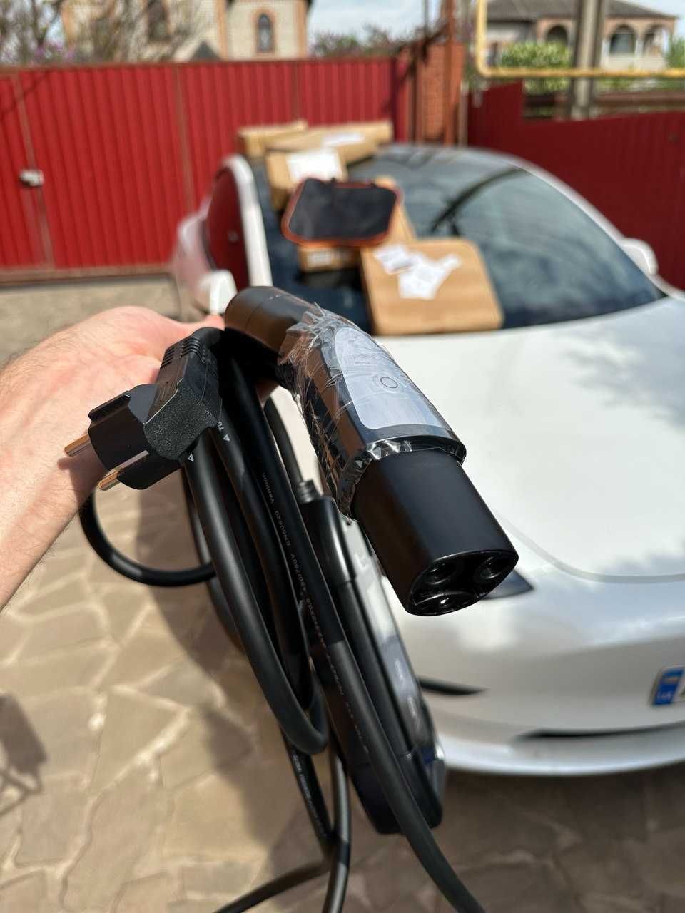 16 ампер 3.5КВ Зарядка для электромобиля теслы,Зарядний пристрій Tesla