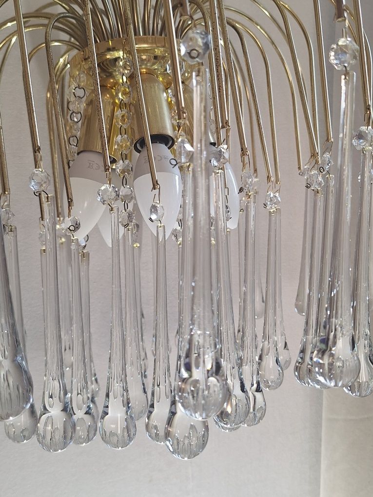 Murano lampa wisząca żyrandol