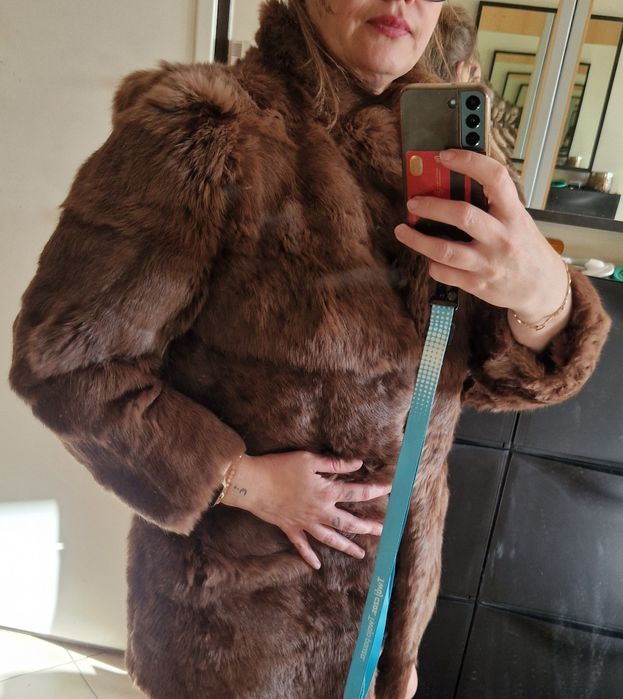 Futro krotkie naturalna do L/XL