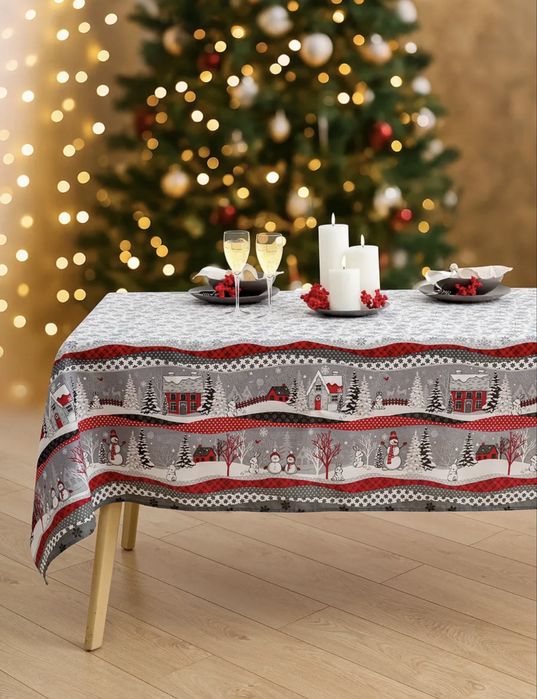 Різдвяні скатертини, новорічні скатертини, скатертина на різдво