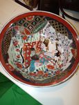 Taça de procelana chinesa decorativa