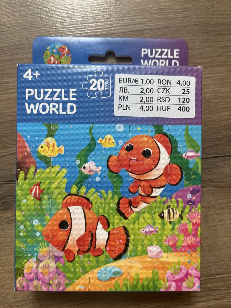 3 opakowania puzzli dla dzieci