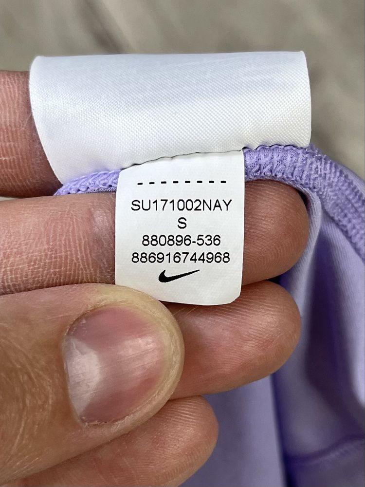 Nike dri-fit майка S размер женская спортивная сиреневая оригинал