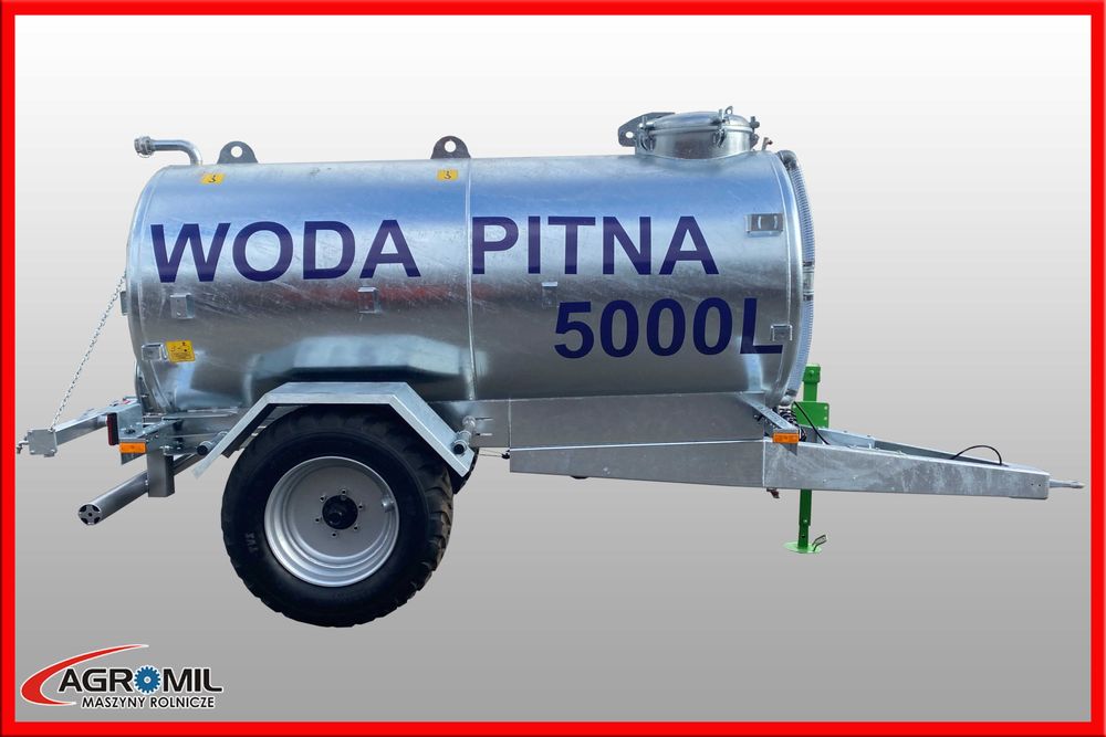 Wozy wóz do wody pitnej Agro-Max 5000 L asenizacyjny specjalny od ręki