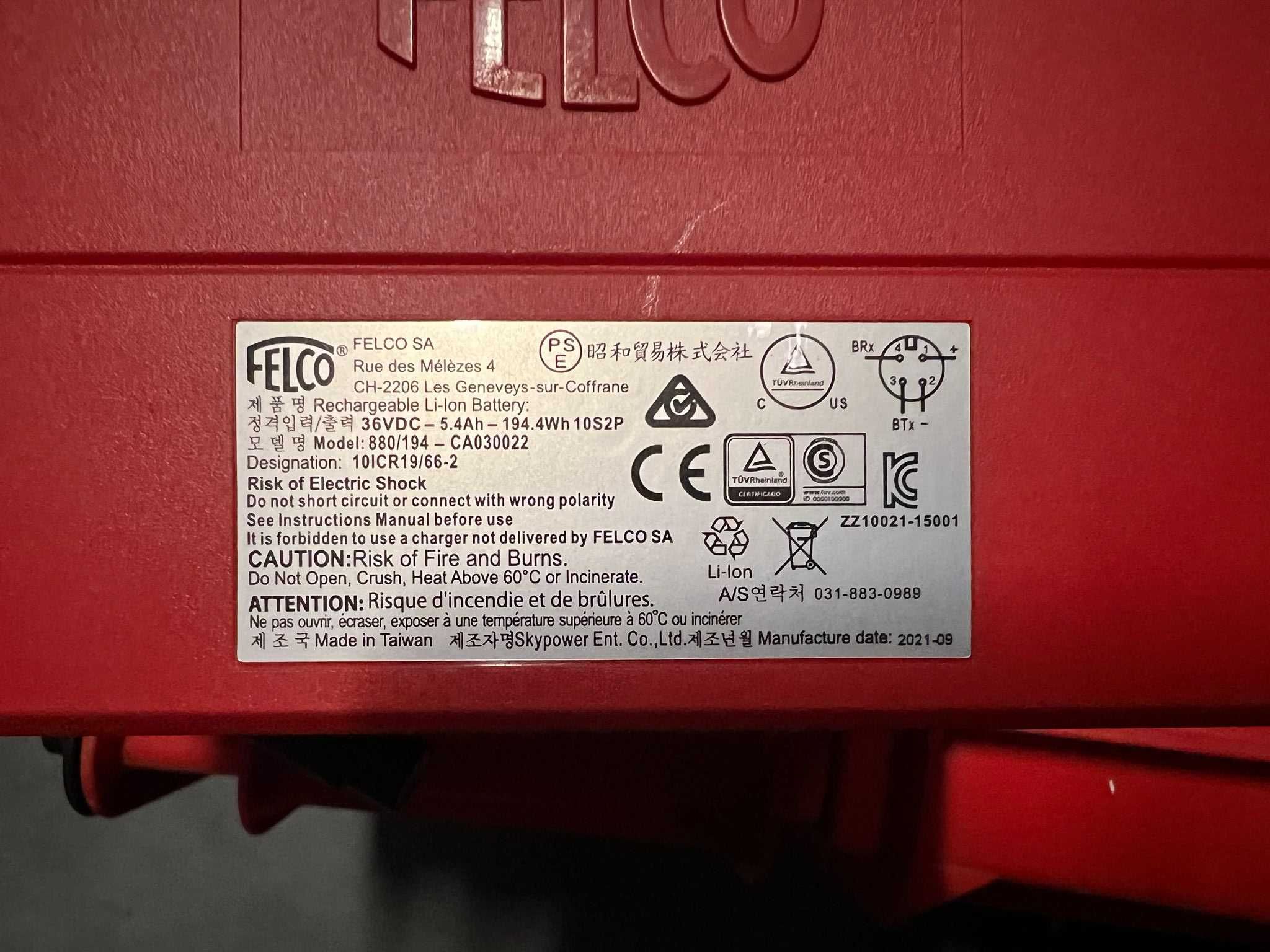 Nożyce / Nożyce elektryczne FELCO / KOMPLET