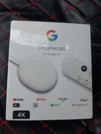 Chromecast Google tv 4K cor neve