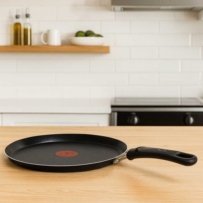Patelnia Do Naleśników 25 cm Non Stick Tytanowa Tefal Simply Clean