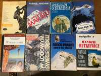 Książki 10 szt Alpinizm, Himalaizm, Wspinaczka, Taternizm