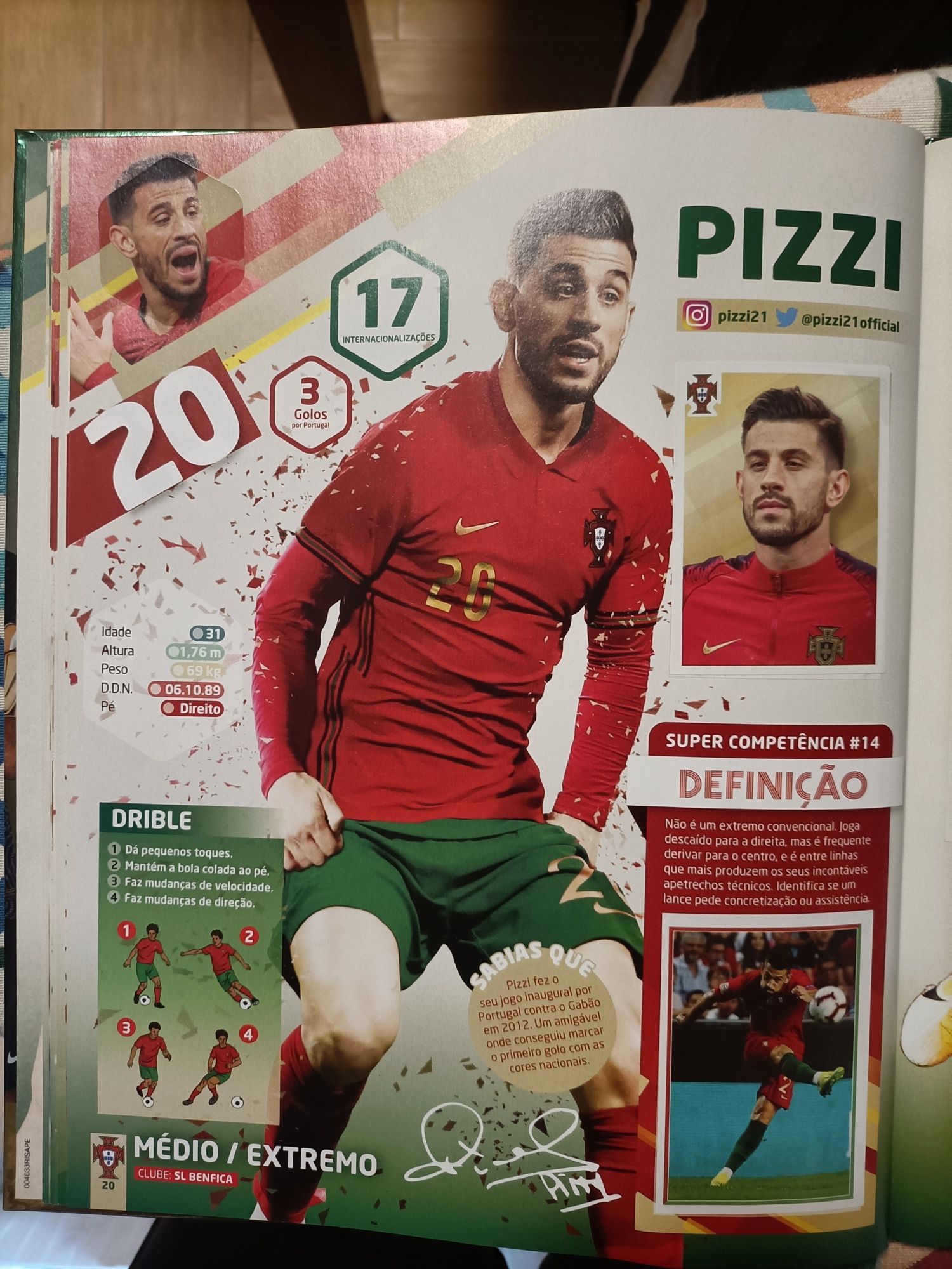 Caderneta de cromos de bola
