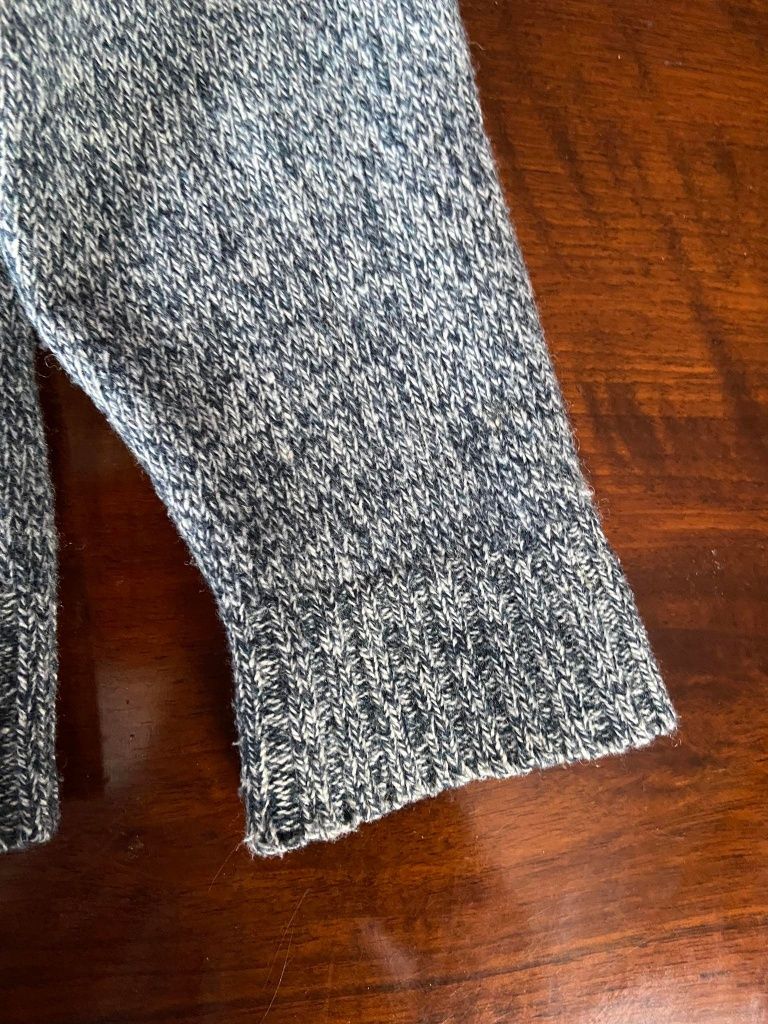 Włoski sweterek wełniany L/oversize