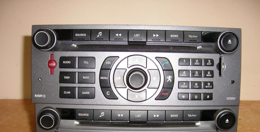 Rádio Citroen C5.  Citroen/Peugeot