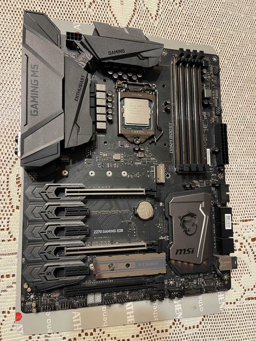 Msi z270 M5 + i7-6700K OC
