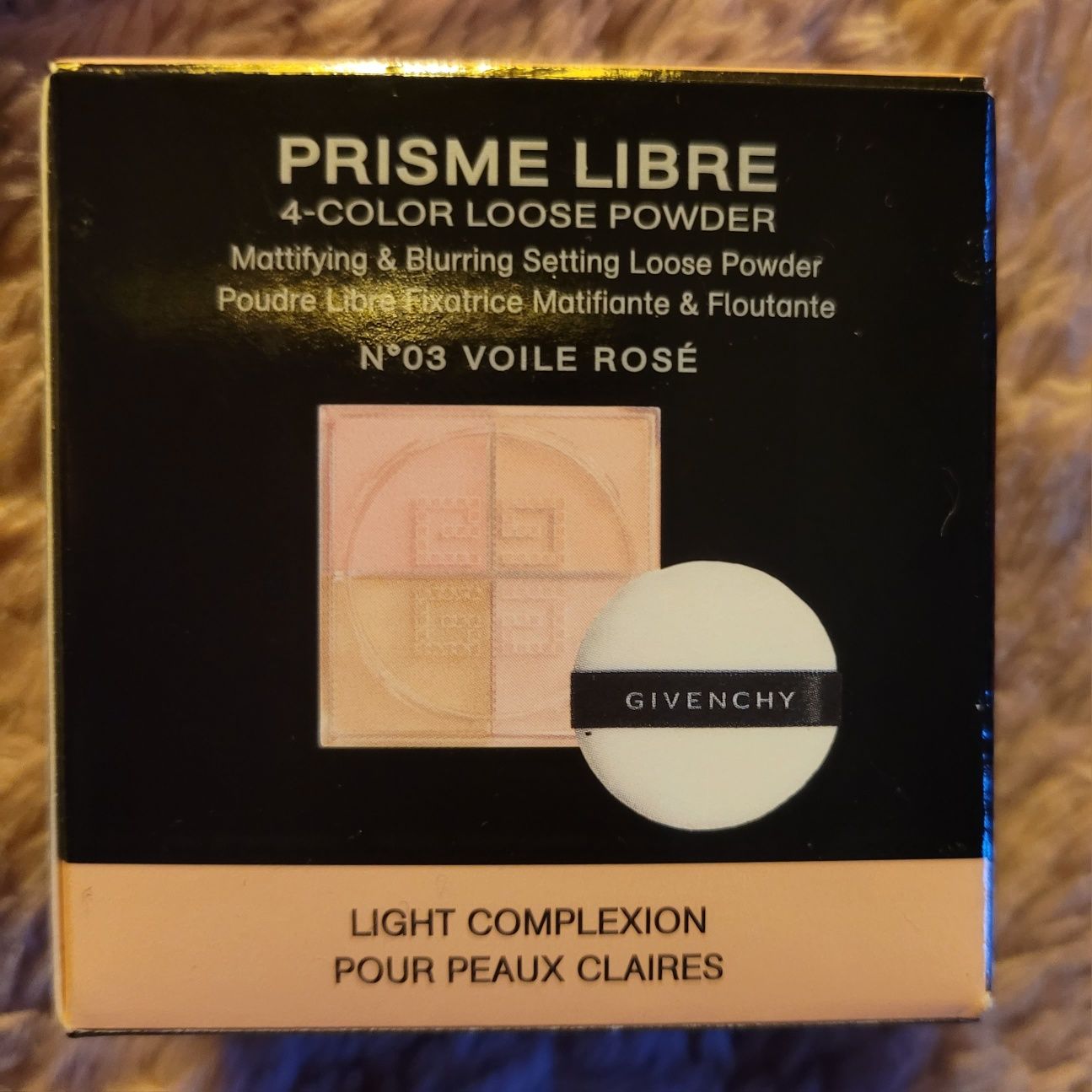 Givenchy Prisme Libre 4 colours loose powder puder sypki nr 3 mini